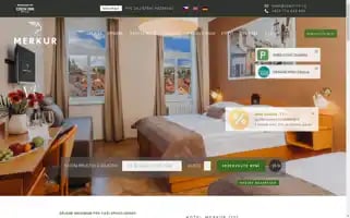 Merkur-hotel.cz Screenshot 2024-04-24 09:12:09