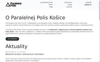 Paralelnapoliskosice.sk Screenshot 2024-06-15 23:32:40