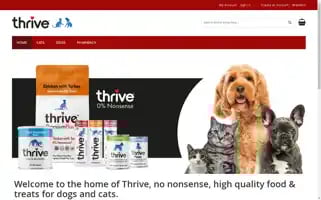 Thrivepetfoods.com Screenshot 2024-05-14 12:12:07