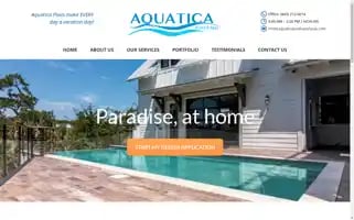 Aquaticapoolsandspas.com Screenshot 2024-06-29 17:08:18