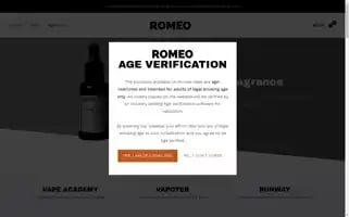 Romeovape.com Screenshot 2024-05-25 03:32:29