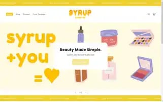 Syrupcosmetics.co Screenshot 2024-04-27 14:21:30