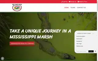 Airboatswamptoursofmississippi.com Screenshot 2024-04-15 19:50:11