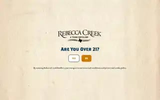 Rebeccacreekdistillery.com Screenshot 2024-07-04 11:47:11