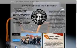 Unitedspinalccc.org Screenshot 2024-07-01 07:47:24