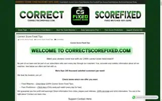 Correctscorefixed.com Screenshot 2024-06-13 20:02:52
