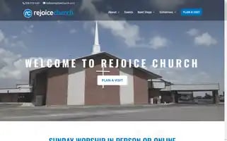 Rejoicechurch.com Screenshot 2024-07-01 12:37:00