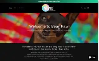 Bearpawcustomcreations.com Screenshot 2024-04-27 09:01:10