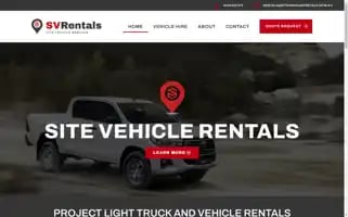 Sitevehiclerentals.com.au Screenshot 2024-05-21 09:47:19