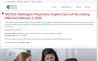 Urgentcarewellington.com Screenshot 2024-07-06 22:41:57
