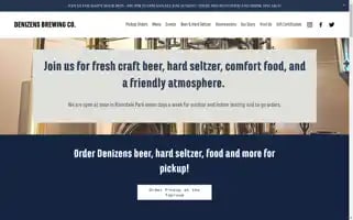 Denizensbrewingco.com Screenshot 2024-07-03 07:44:45