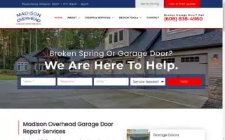 Madisongaragedoorinstallation.com Screenshot 2024-05-21 13:18:10