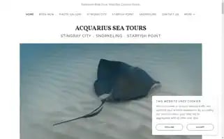 Acquariusseatours.ky Screenshot 2024-04-17 17:37:44