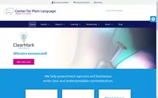 Centerforplainlanguage.org Screenshot 2024-06-30 14:33:59