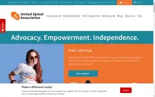Unitedspinal.org Screenshot 2024-07-05 02:18:03