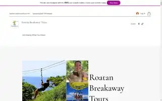 Roatanbreakawaytours.com Screenshot 2024-04-18 13:14:32