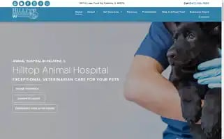 Hilltopanimalhospital.com Screenshot 2024-06-30 15:14:18