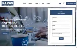 Parasdigitalacademy.com Screenshot 2024-05-22 07:49:49
