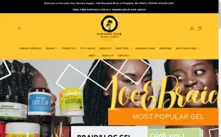 Paradisehairbeauty.com Screenshot 2024-05-24 01:23:16