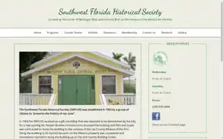 Swflhistoricalsociety.org Screenshot 2024-07-01 11:16:59