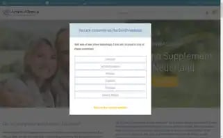 Amino-alliance.nl Screenshot 2024-05-18 16:16:38