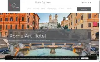 Romearthotel.com Screenshot 2024-04-23 22:17:35