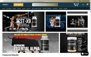Legacysupps.com Screenshot 2024-05-05 12:32:37