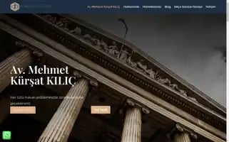 Mehmetkursatkilic.av.tr Screenshot 2024-06-16 19:33:21