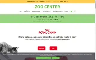 Zoocenter.si Screenshot 2024-05-22 09:27:59