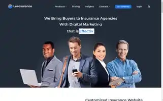 Leadsurance.com Screenshot 2024-05-12 17:16:35