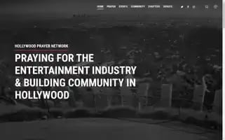 Hollywoodprayernetwork.org Screenshot 2024-07-04 09:08:01