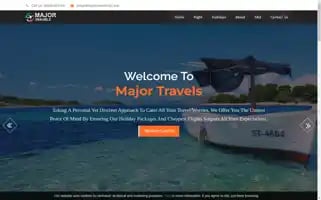 Majortravelsltd.com Screenshot 2024-04-16 10:09:49