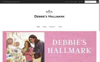 Debbieshallmark.com Screenshot 2024-05-09 09:03:22