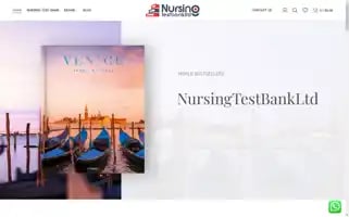 Nursingtestbankltd.com Screenshot 2024-06-26 17:25:19