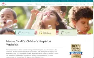 Childrenshospitalvanderbilt.org Screenshot 2024-05-15 17:22:13