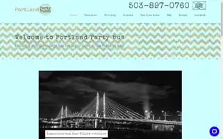 Portlandpartybuses.com Screenshot 2024-05-16 13:14:36