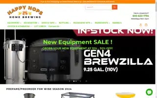 Happyhopshomebrewing.com Screenshot 2024-04-16 10:32:02