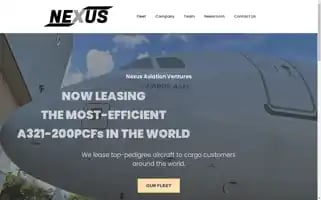 Nexus.aero Screenshot 2024-05-16 09:45:00