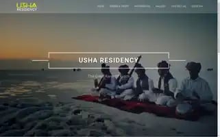 Usharesidencyhotel.com Screenshot 2024-04-17 08:58:50