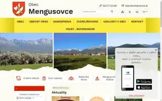 Mengusovce.sk Screenshot 2024-07-10 09:02:42