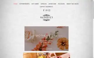 Monroesbeautyspa.com Screenshot 2024-05-13 00:01:23