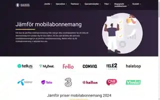 Allamobilabonnemang.se Screenshot 2024-07-03 13:03:20