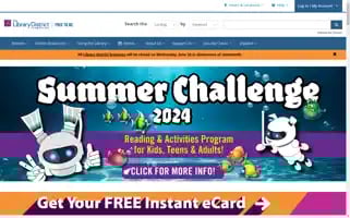 Thelibrarydistrict.org Screenshot 2024-06-13 04:05:08