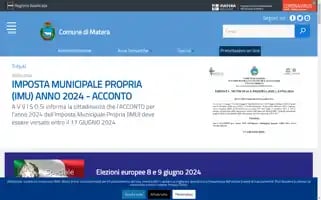 Comune.matera.it Screenshot 2024-06-17 19:10:48