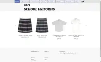 Gpcischooluniforms.com Screenshot 2024-06-13 07:45:22