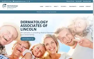 Dermassociatesoflincoln.com Screenshot 2024-06-13 16:09:55