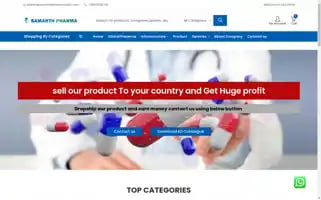 Samarthpharmaindia.com Screenshot 2024-05-22 19:12:08