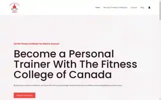 Fitnesscollegeofcanada.com Screenshot 2024-05-23 17:09:38