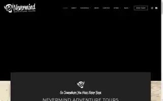 Nevermindadventuretours.com Screenshot 2024-04-19 07:18:56