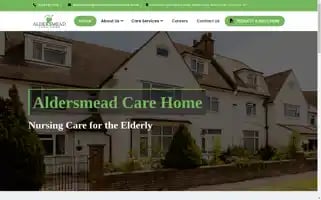 Aldersmeadcarehome.co.uk Screenshot 2024-05-15 10:52:17